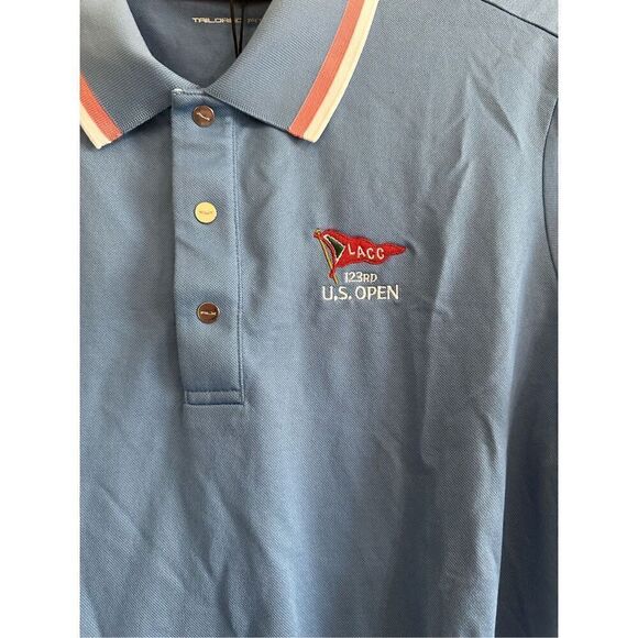 NWT RLX Ralph Lauren Val Short Sleeve Polo 2023 U.S. Open Size L - Picture 12 of 12